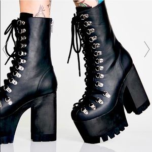 Dolls Kill Platform Boots